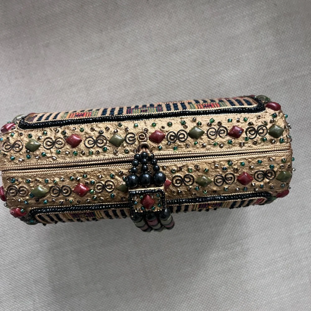 Motif By Mary Frances Vintage Beaded Clutch - Picture 2 of 5
